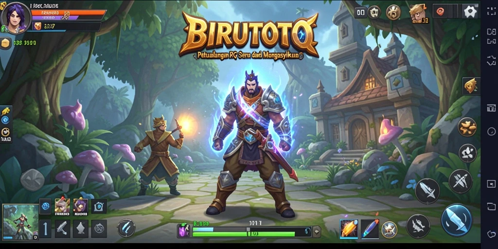 Screenshot gameplay BIRUTOTO yang mengesankan dengan aksi menarik.