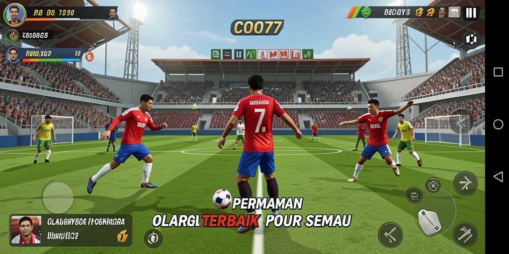 Tampilan gameplay seru dari COO77 dengan berbagai olahraga.