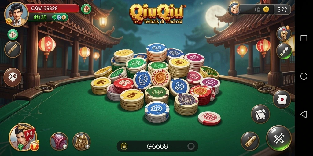 Tampilan gameplay QiuQiu yang seru di G668.