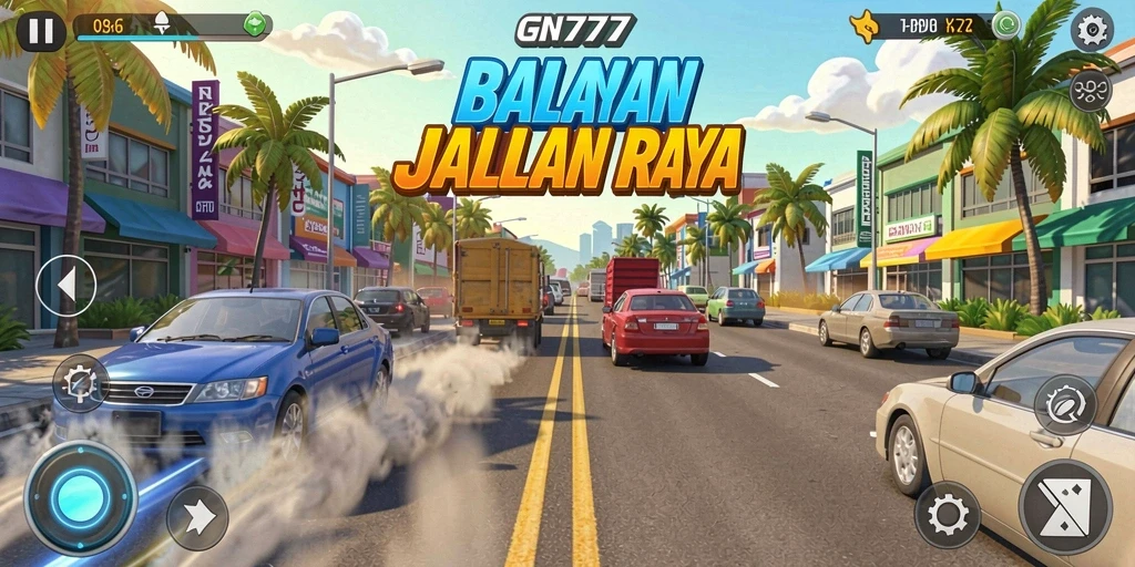 Tampilkan gameplay seru balapan mobil di GN777.