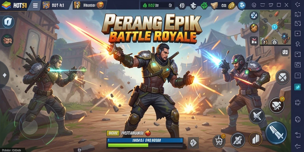Tampilan menakjubkan dari aksi Battle Royale di HOT51.
