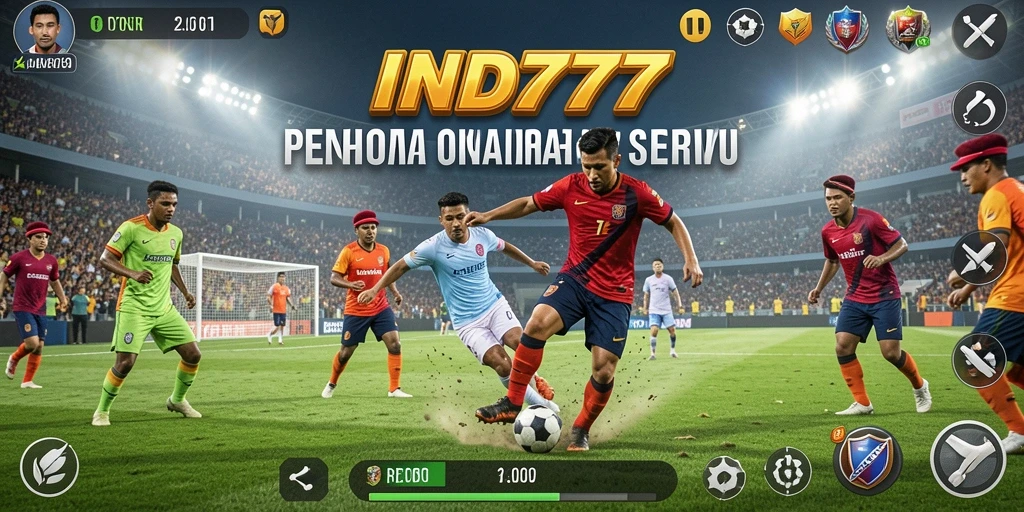 Tampilan gameplay IND777 dengan aksi olahraga yang seru.