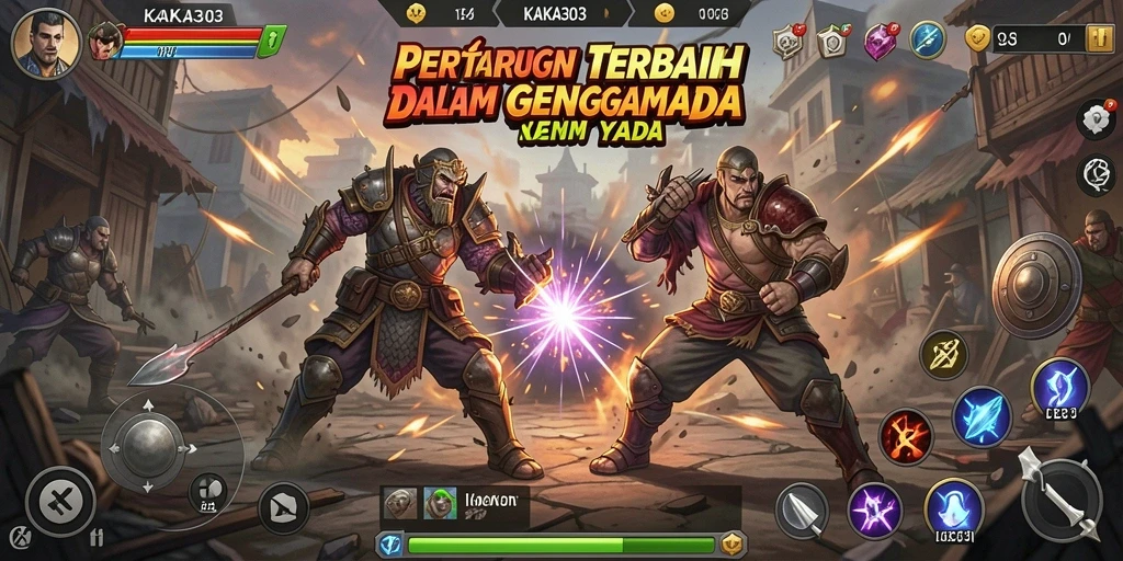 Tampilan seru pertarungan di KAKA303 dengan aksi mendebarkan.