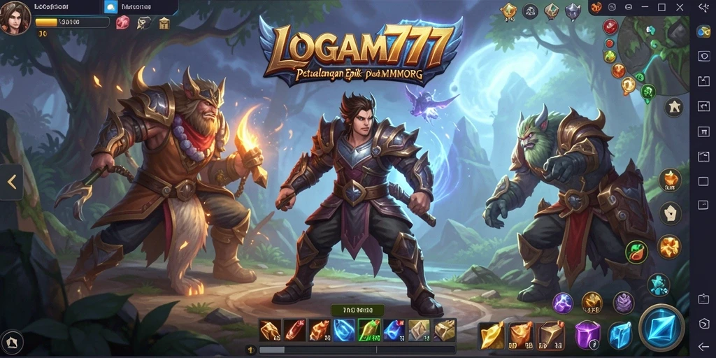 Tampilan menarik dari gameplay seru LOGAM777.