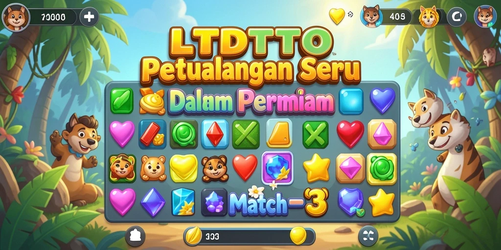 Tampilan gameplay LTDTOTO yang penuh warna dan seru.