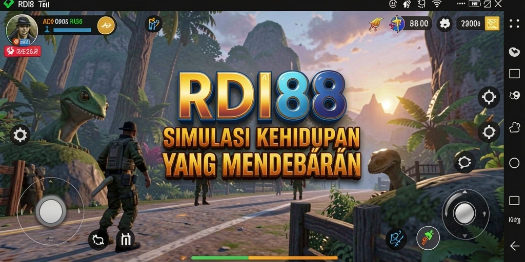 Gameplay RDI88 yang seru dan interaktif dalam simulasi kehidupan.