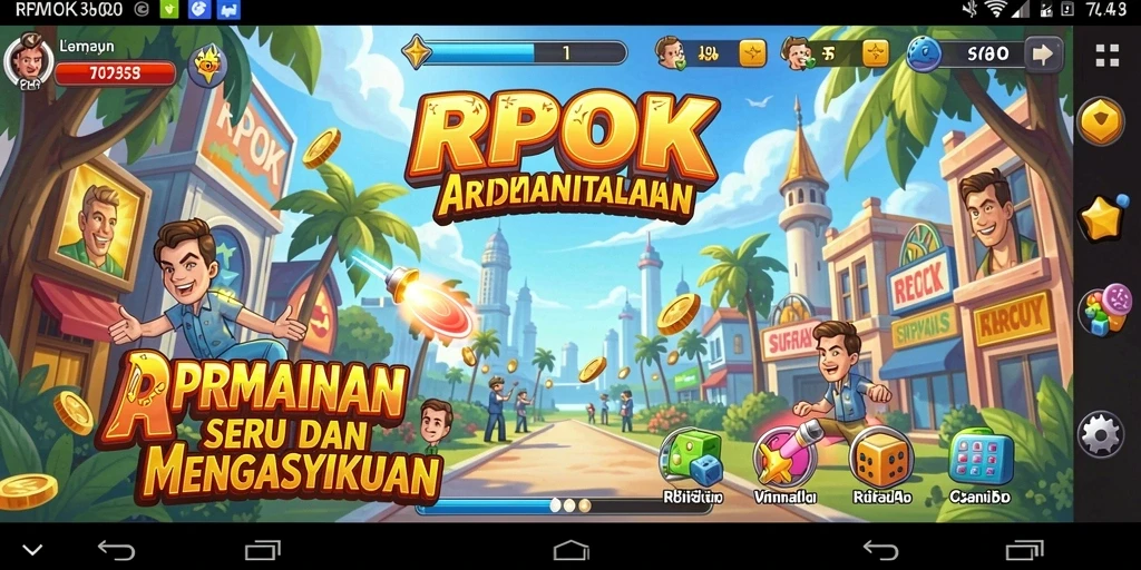 Gameplay RPOK yang seru dan menantang.