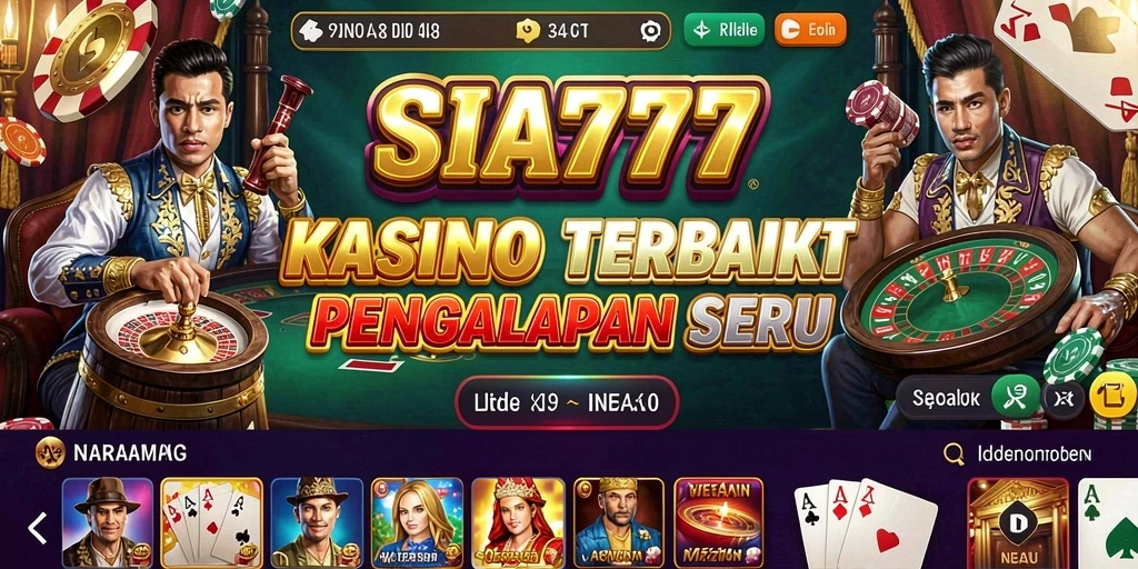 Gameplay menarik dan seru dari SIA777 menghadirkan pengalaman kasino yang nyata.