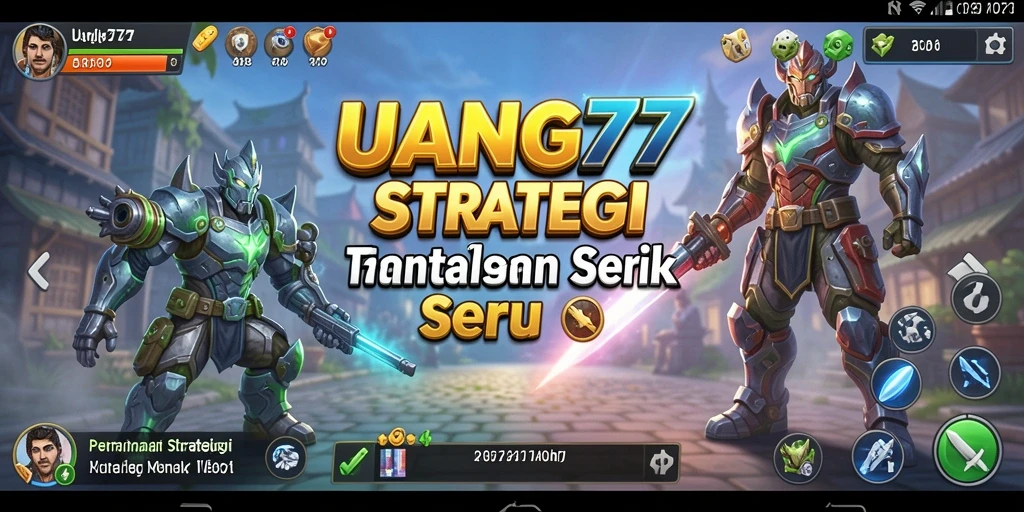 Tampilan seru dari gameplay UANG77 yang penuh strategi.