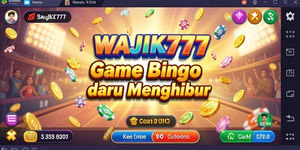 Tampilan menarik gameplay Bingo WAJIK777 yang menghibur.